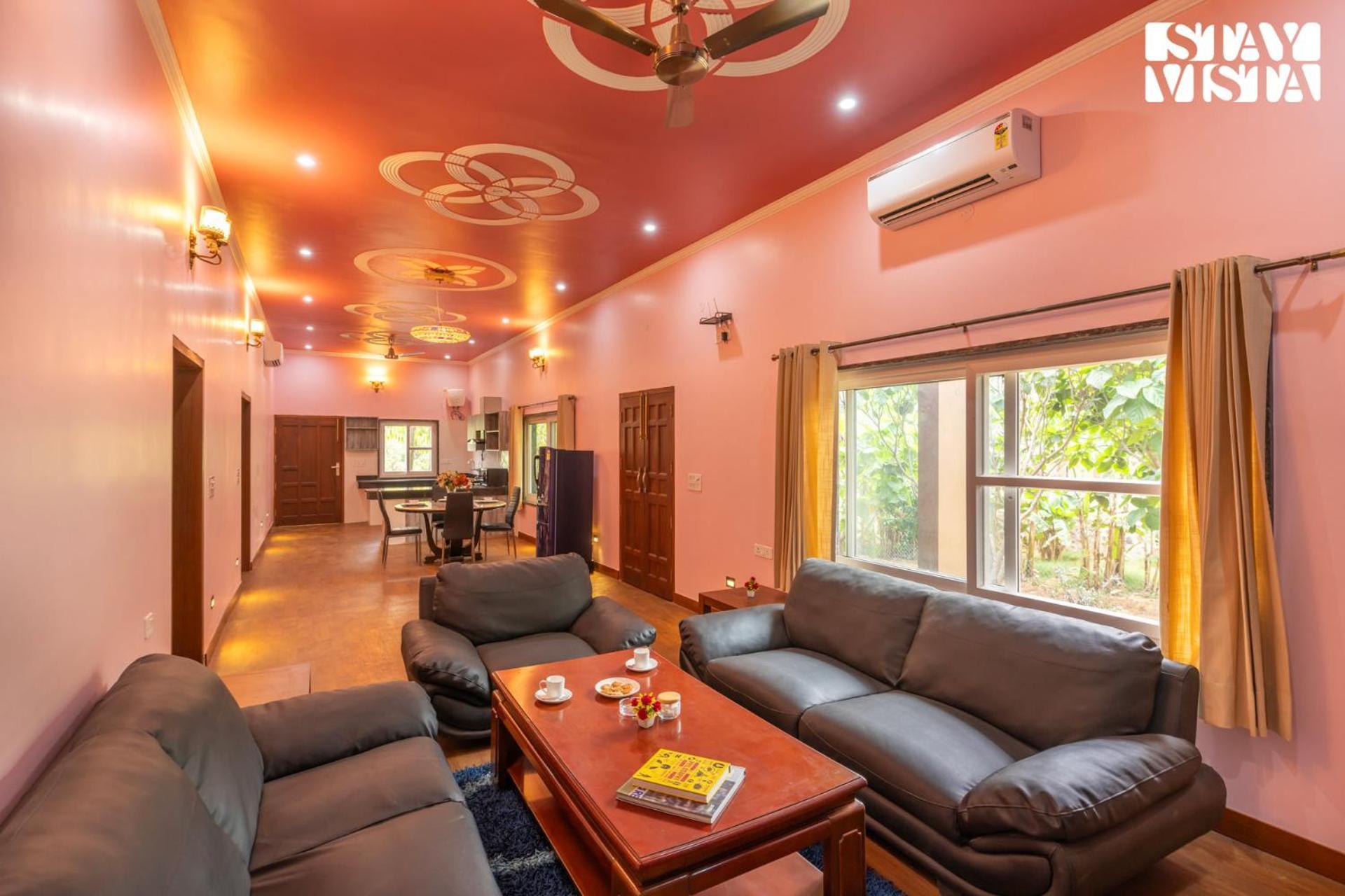 Stayvista At Maple Farms With Pool, Bbq & Bonfire Sohna Exterior foto