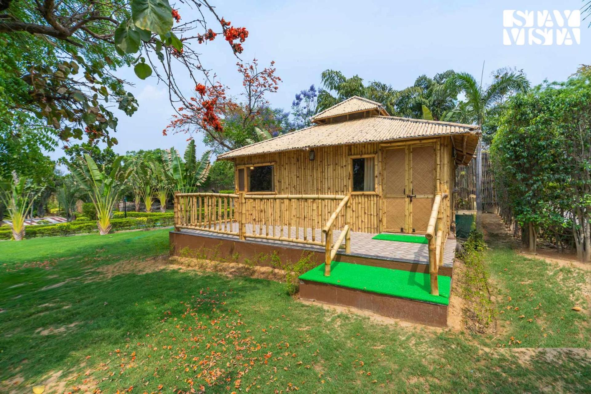 Stayvista At Maple Farms With Pool, Bbq & Bonfire Sohna Exterior foto